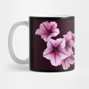 Pink Petunia Flowers Mug